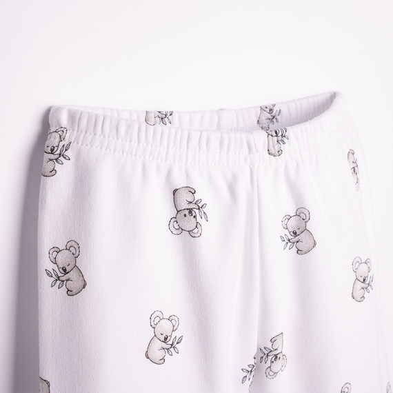 223036 Kinder-Pyjama Figo Nicol 100% Baumwolle Weiß mit Bündchen