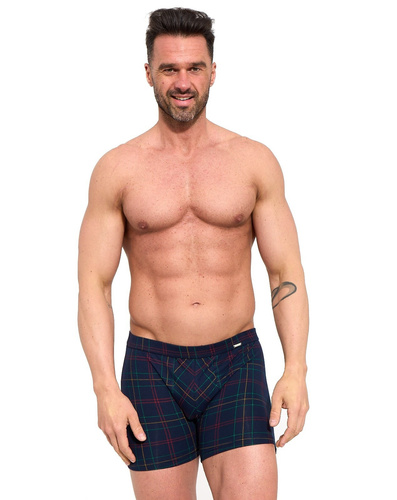 Herrenboxershorts Cornette Prime 904/140 Dunkelblau Baumwolle Eng anliegend