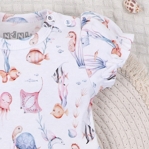ABN-5486 Underwater World Nini Babykleid – Bio-Baumwolle, leicht und weich