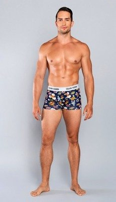 Boom Herren Boxershorts Italian Fashion - navy blau