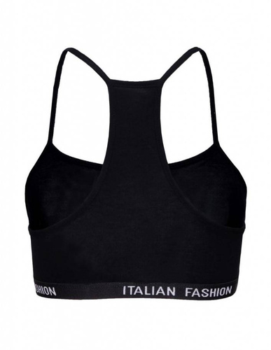 Nikola Mädchen-BH, schmaler Träger Italian Fashion- schwarz