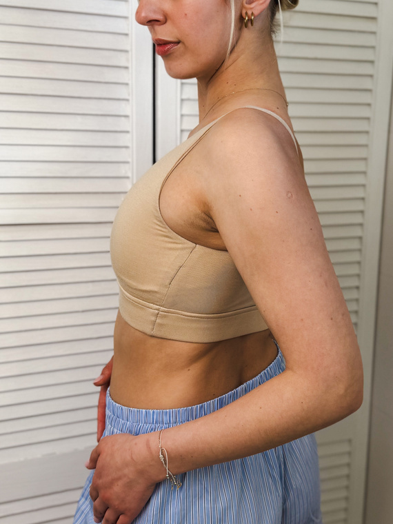 Milk&Love Mombri Klasyk wasserdichter Still-BH beige