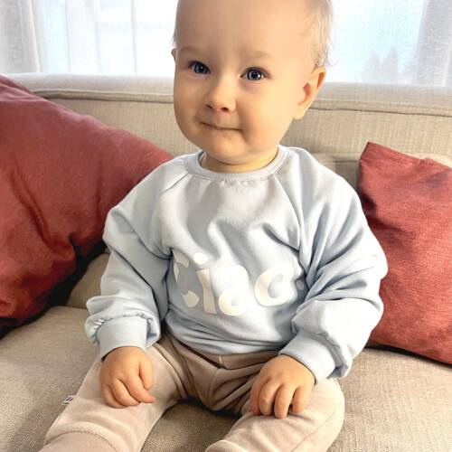 Hello World Eevi Sweatshirt – blau