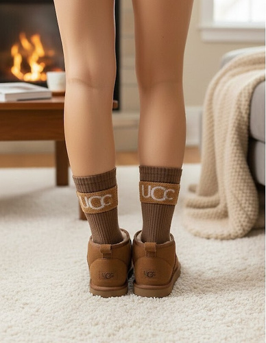 Damen Socken Soxlandia 3044 wz.13 WIK Kaschmir 95% Warme Winter - braun