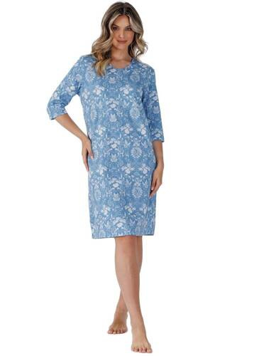 1529 Omia Damenhemd Leveza blau