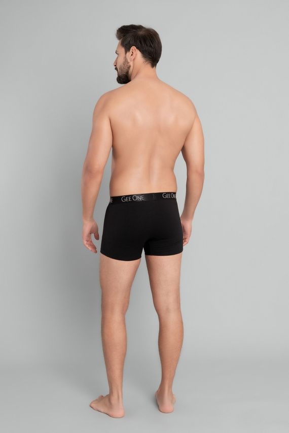 Fluo Herren Boxershorts Italian Fashion - schwarz/fluo orange