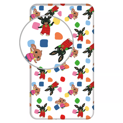 Kinder Spannbettlaken 90x200 Bing Hase Baumwolle Jerry Fabrics