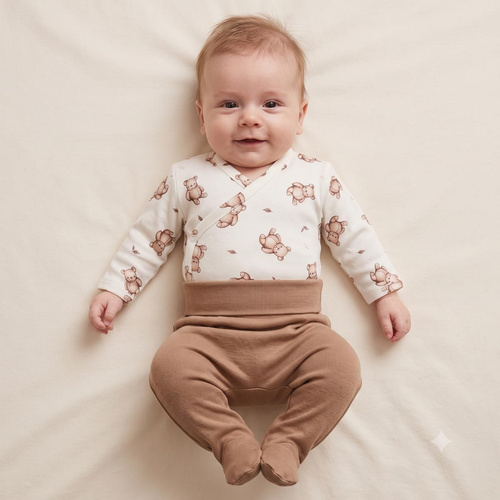 227010 Nicol BENEK Baby-Halbhosen braun 100% Baumwolle