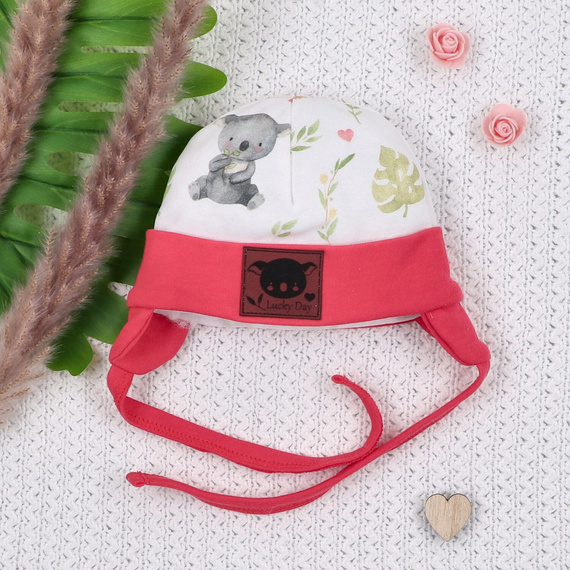 Nini Kinder-Mütze Sweet Koala 100% Bio-Baumwolle – Hohe Qualität aus Polen