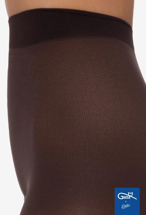 Wedel wz.02 Damenstrumpfhose 40 den Gatta - dunkle Schokolade