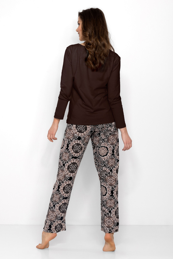 Brauner Damenpyjama von Boho Cafe Momenti Per Me