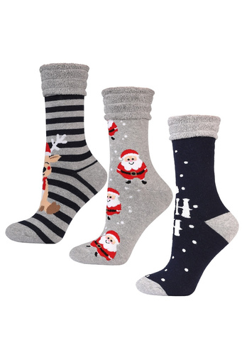 Moraj CSL450-039 Damensocken – festlich, warm, innen Frottee