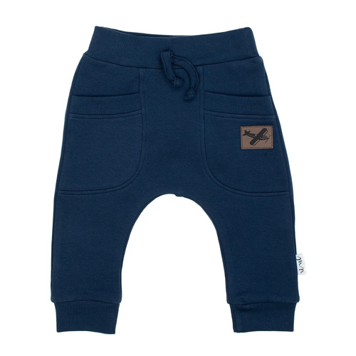 219273 Willy Nicol Jogginghose – marineblaue Baumwolle mit Taschen