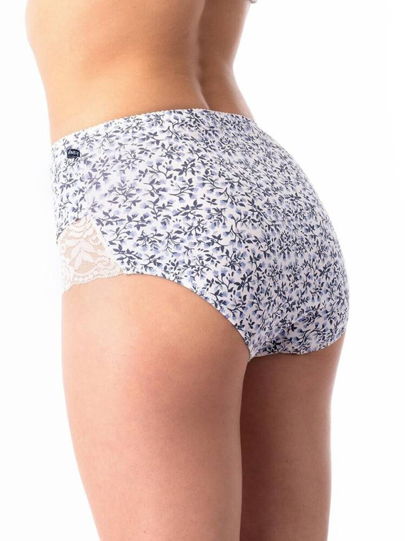 LPF 526 A'2 Damen-Slips 2er-Pack Key, weiß, marineblau