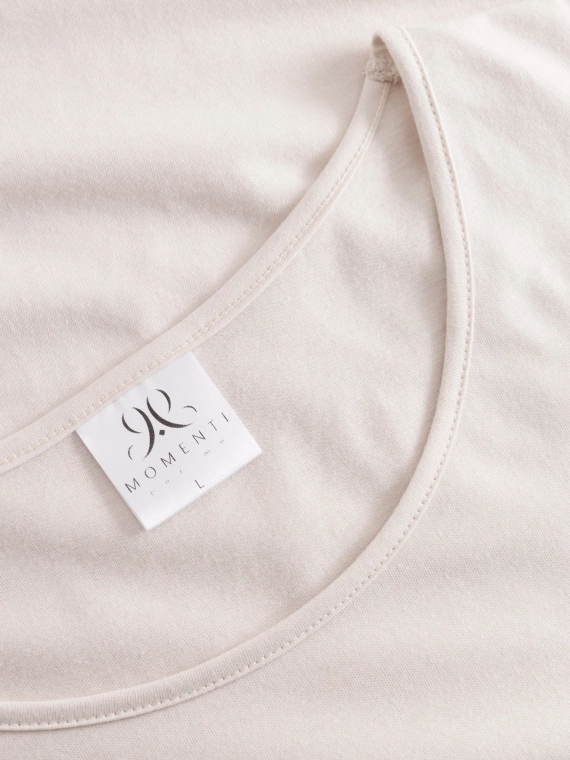 Beigefarbener Damenpyjama von Impressive You Momenti Per Me