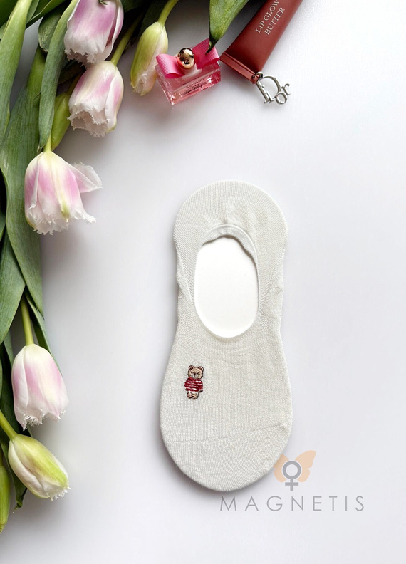 Magnetis YN-251132 – Damen Ballerina-Füßlinge aus Viskose mit Silikon