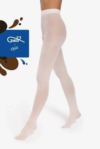 Wedel Microfaser Damenstrumpfhose 40 den Gatta - weiß choco