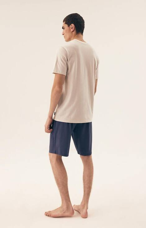 42633 Dive Henderson Premium Herrenpyjama – weiß