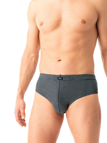 Herren-Slips MPP 328 Key graphitrot – Baumwolle, 2er-Pack im Karton, Komfort und Stil