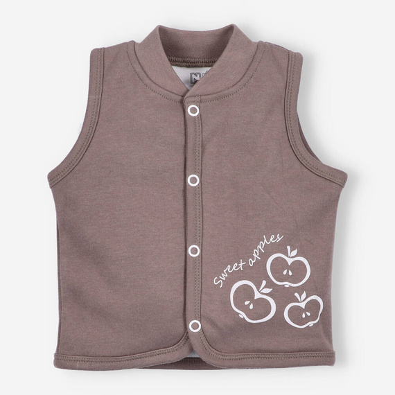 ABN-5306/CZE Happy Apples Nini Weste aus Bio-Baumwolle