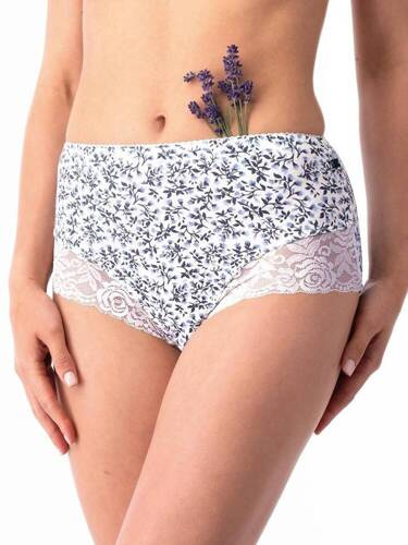 LPF 526 A'2 Damen-Slips 2er-Pack Key, weiß, marineblau