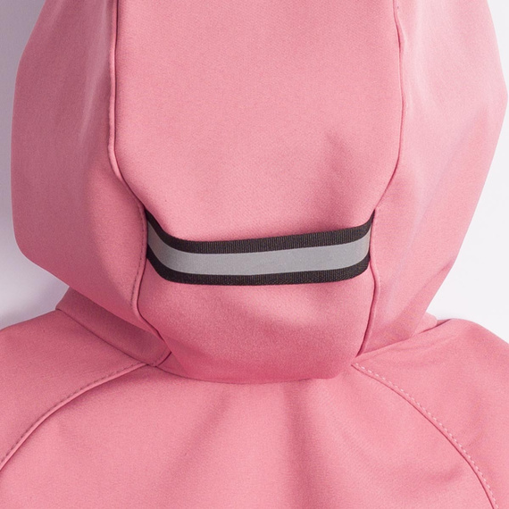 229001 Nicol Softshelljacke für Mädchen mit Kapuze, Fleece, Reflektoren