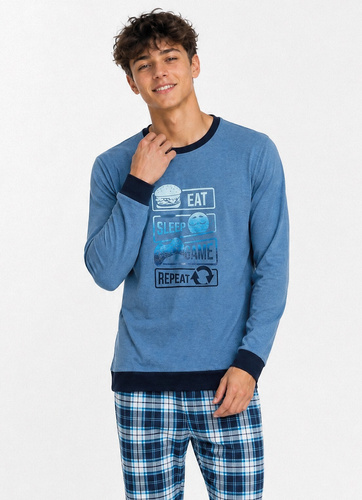Cornette Player 967/59 Teenager-Pyjama – Baumwolle, lange Hose
