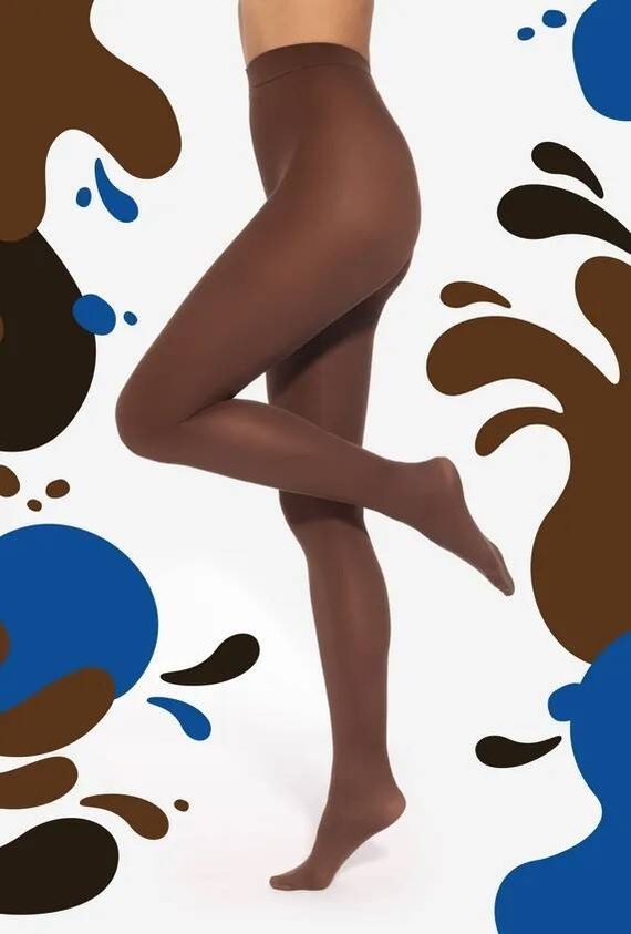 Wedel Microfaser Damenstrumpfhose 40 den Gatta - Milchschoko