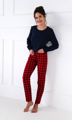 Bonnie Sensis Damen-Schlafanzug - navy blau