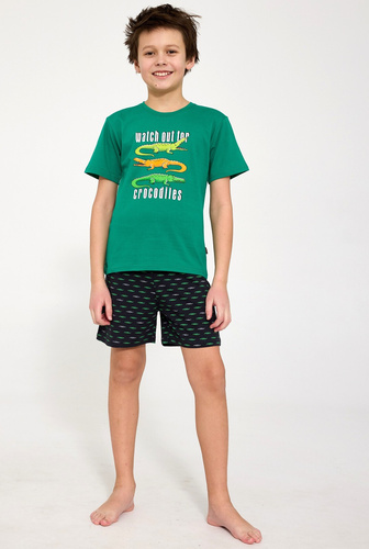 Jungen-Pyjama Cornette Young Boy 790/125 Crocodiles, 100 % Baumwolle