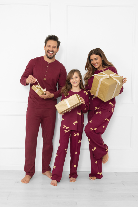 Kwadro Damenpyjama Italian Fashion - Baumwolle, langarm und Hose
