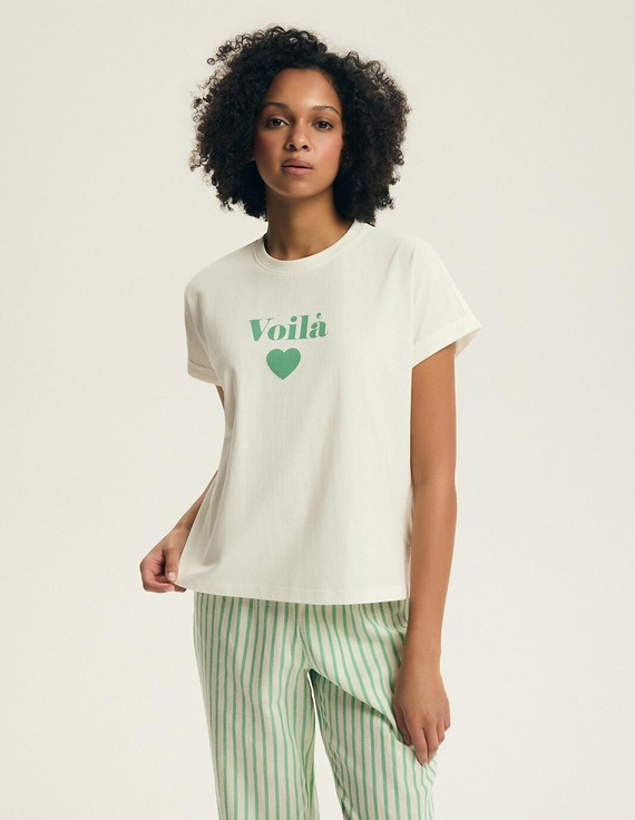 Damenpyjama Henderson Darlan 43707 – Baumwolle, lange Hose, Druck