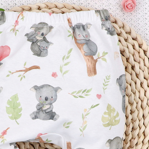 Nini Baby-Halbstrampler Sweet Koala 100% Bio-Baumwolle – Made in Polen