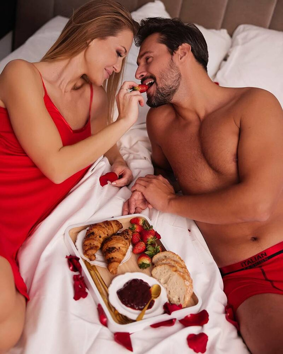 Song Damen Nachthemd, schmaler Träger Italian Fashion - rot