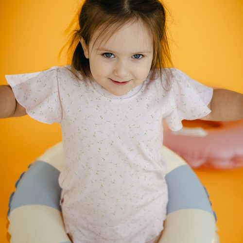 Meadow Eevi Kurzarmbluse – rosa