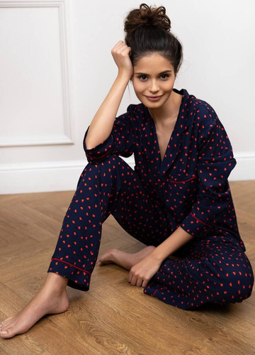 Sophia Sensis Damenpyjama – Marineblau