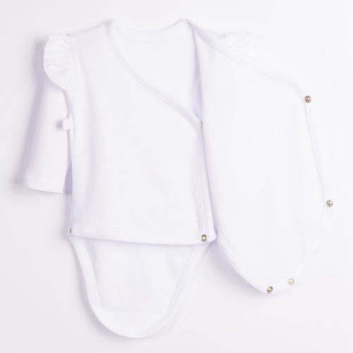Body zum Wickeln Nicol Tosia 225092 100% Baumwolle Weiß Langarm