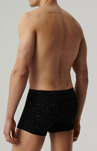 3MH-204 Atlantic Herren-Boxershorts – Grün-Schwarz-Graphit