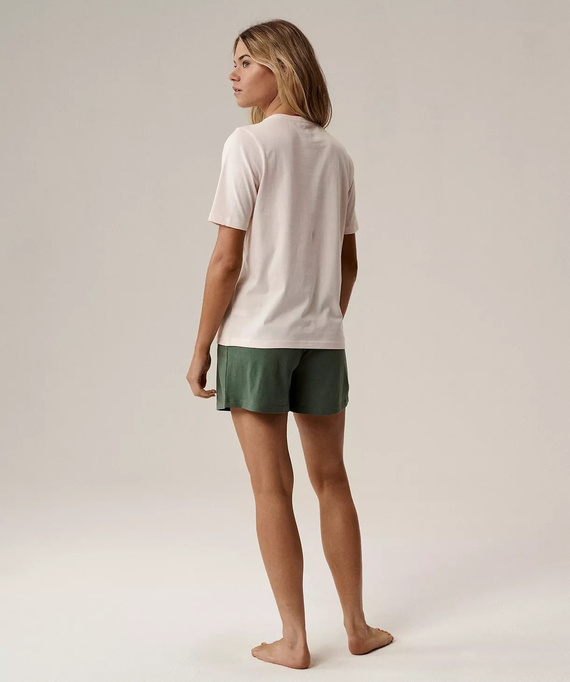 Damenpyjama Atlantic NLP-498E rosa und grün – Baumwolle, bequem und elegant