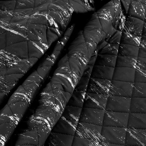 Blink 1 dekorative Tagesdecke Design91 schwarz/silber