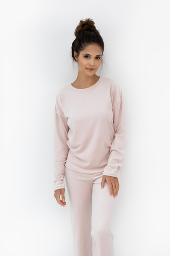 Harmony Homewear Sensis Velourspyjama – polnische Produktion, lange Ärmel und Hosen