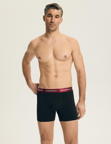 Bench Henderson 44540 schwarz-grafit – Herrenboxershorts 3er-Pack 93% Baumwolle