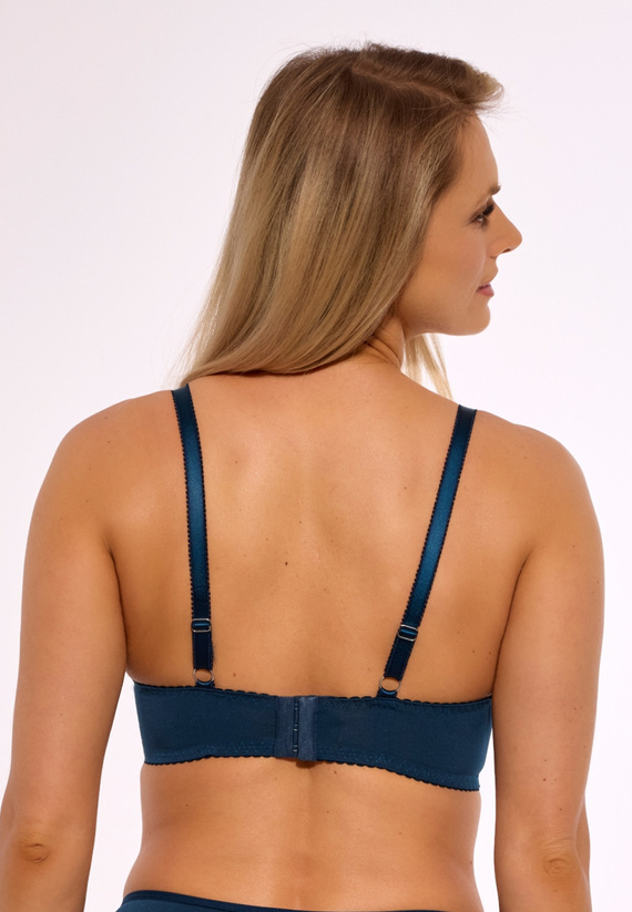015 Linn Gaia weiches Bralette, Marineblau