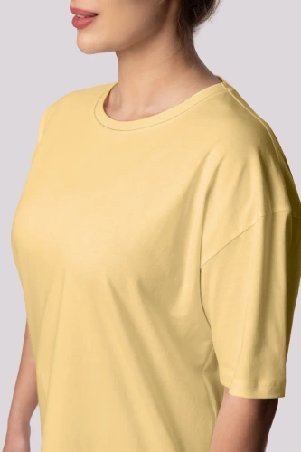 Bliss kurzärmliger Damenpyjama Mona gelb