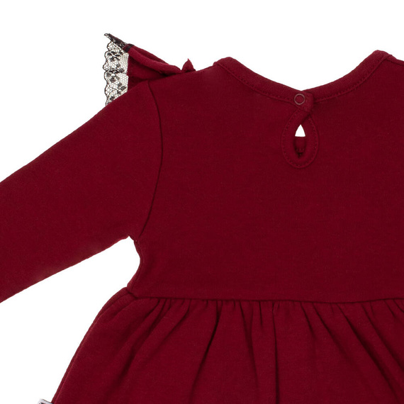 163176 Nicol Kleid-Body „Magic of Christmas“ – Burgunderrot