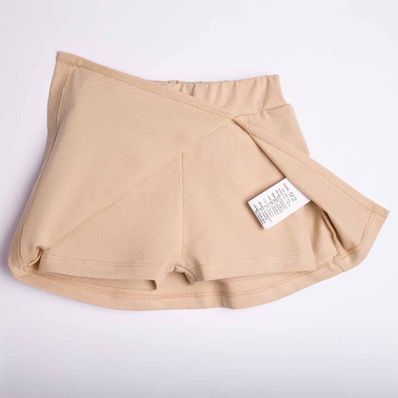 163871 Nicol Beige Mädchen Baumwoll-Rock-Shorts für den Sommer