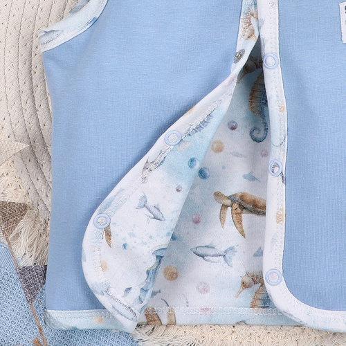 ABN-5458 Sea Of Joy Nini Weste – Bio-Baumwolle, bequemer Verschluss