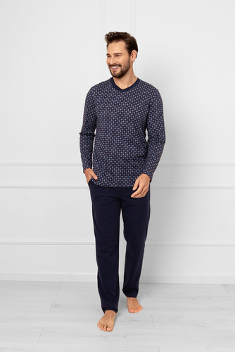 Gerard Italian Fashion Herren Schlafanzug - Baumwolle, langarm und Hose