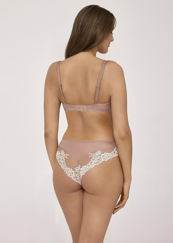 Figi 2227/B Macchiato Ava Damen Brazilian Soft Spitzenunterwäsche
