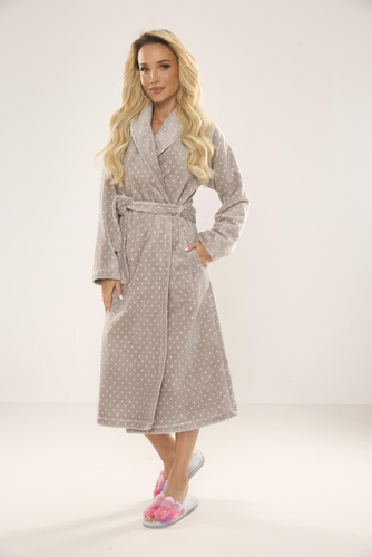 548 Melanie Langer Morgenmantel für Frauen Forex - grau